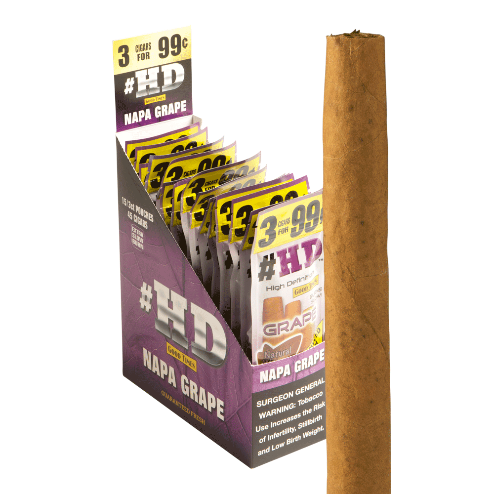 Good Times #HD Cigarillos Grape 15 gói 3 45 điếu