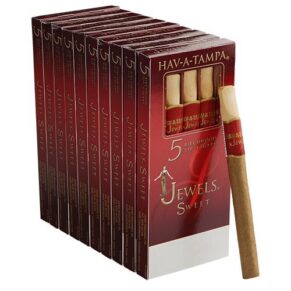 Hav-A-Tampa Jewels Sweet 5x29 Natural 10 gói 5 50 điếu