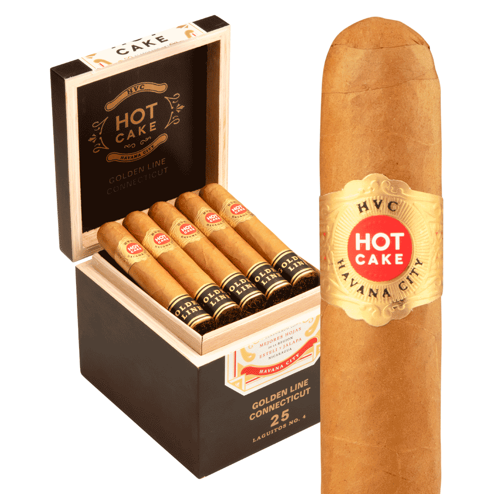 HVC Hot Cake Golden Line Connecticut Laguito No. 4 4.5x52 EMS hộp 25
