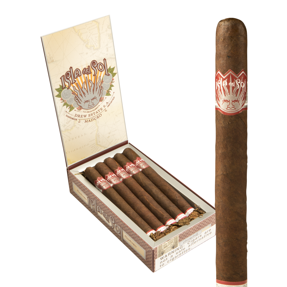 Isla del Sol Churchill Maduro 7x50 Maduro hộp 10