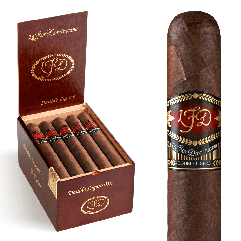 La Flor Dominicana Double Ligero 452 4x52 Maduro hộp 20