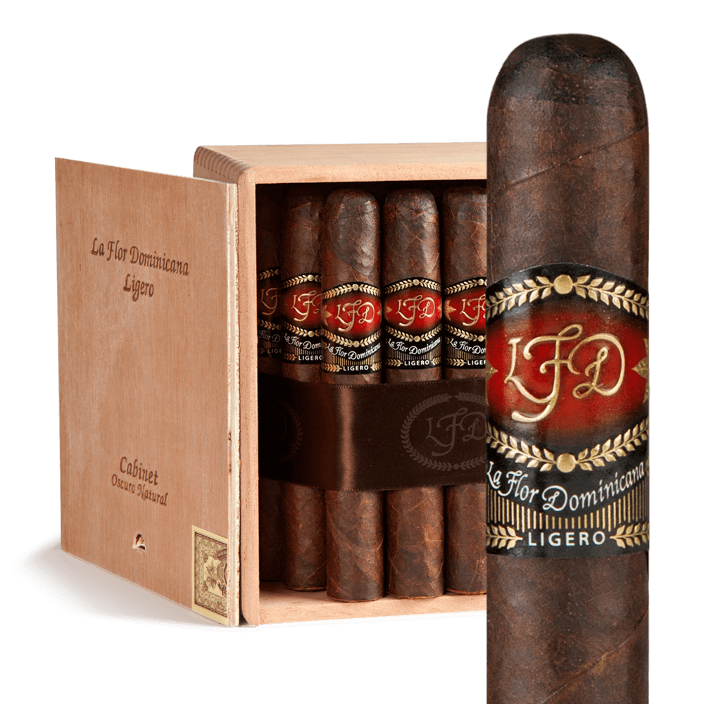 La Flor Dominicana Ligero Tubos 250 4.75x48 EMS gói 10