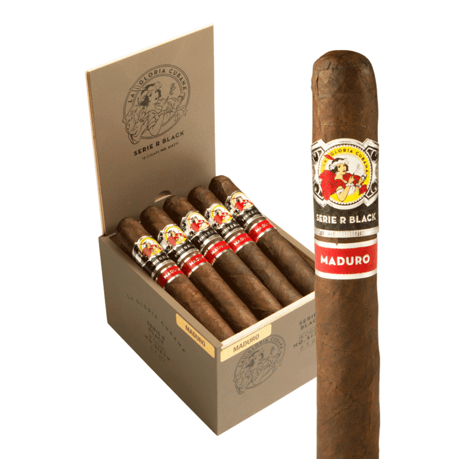 La Gloria Cubana Serie R Black Maduro No. 60 6x60 Maduro hộp 18