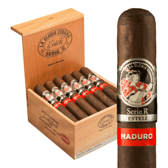 La Gloria Cubana Serie R Esteli Maduro 6.25X64 6.25x64 Maduro hộp 18