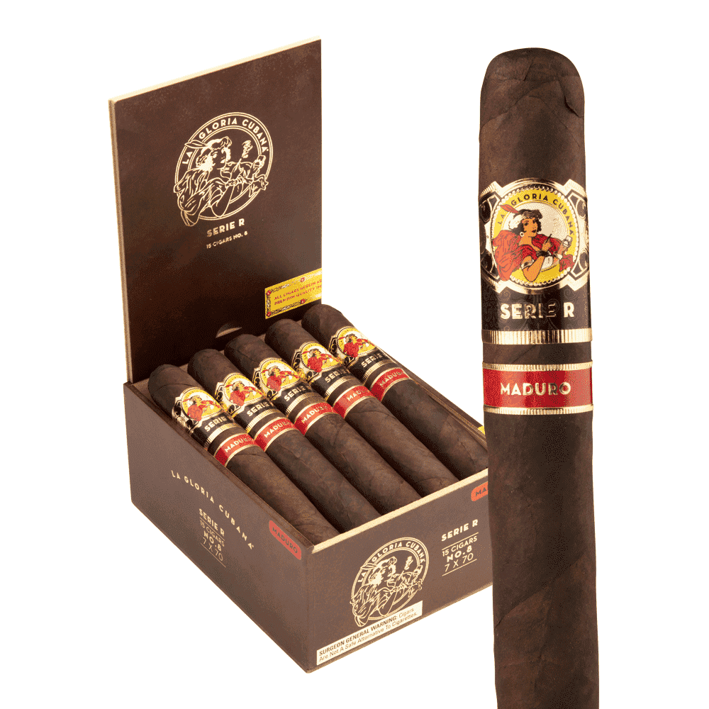La Gloria Cubana Serie R No. 8 7x70 Maduro hộp 15