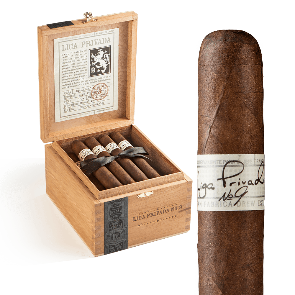 Liga Privada No. 9 Corona Doble 7x54 Maduro hộp 24