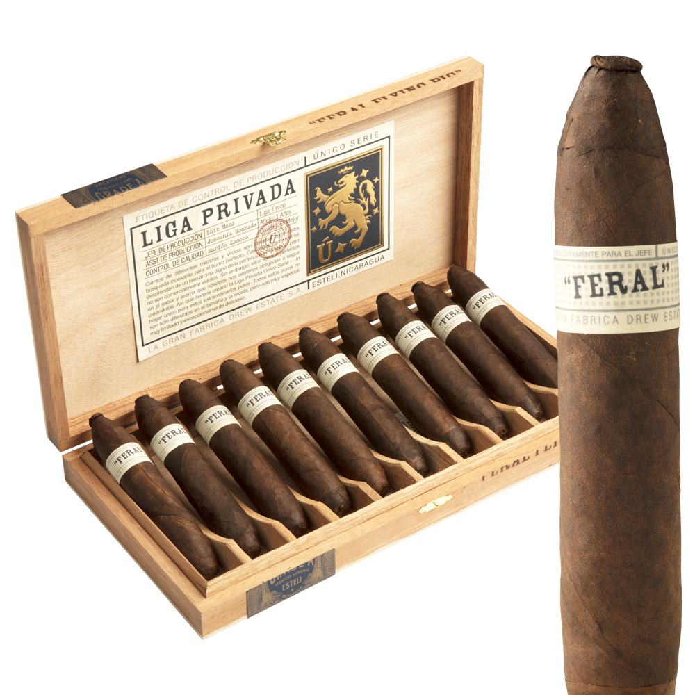 Liga Privada Unico Serie Feral Flying Pig 5.37x60 Maduro hộp 10