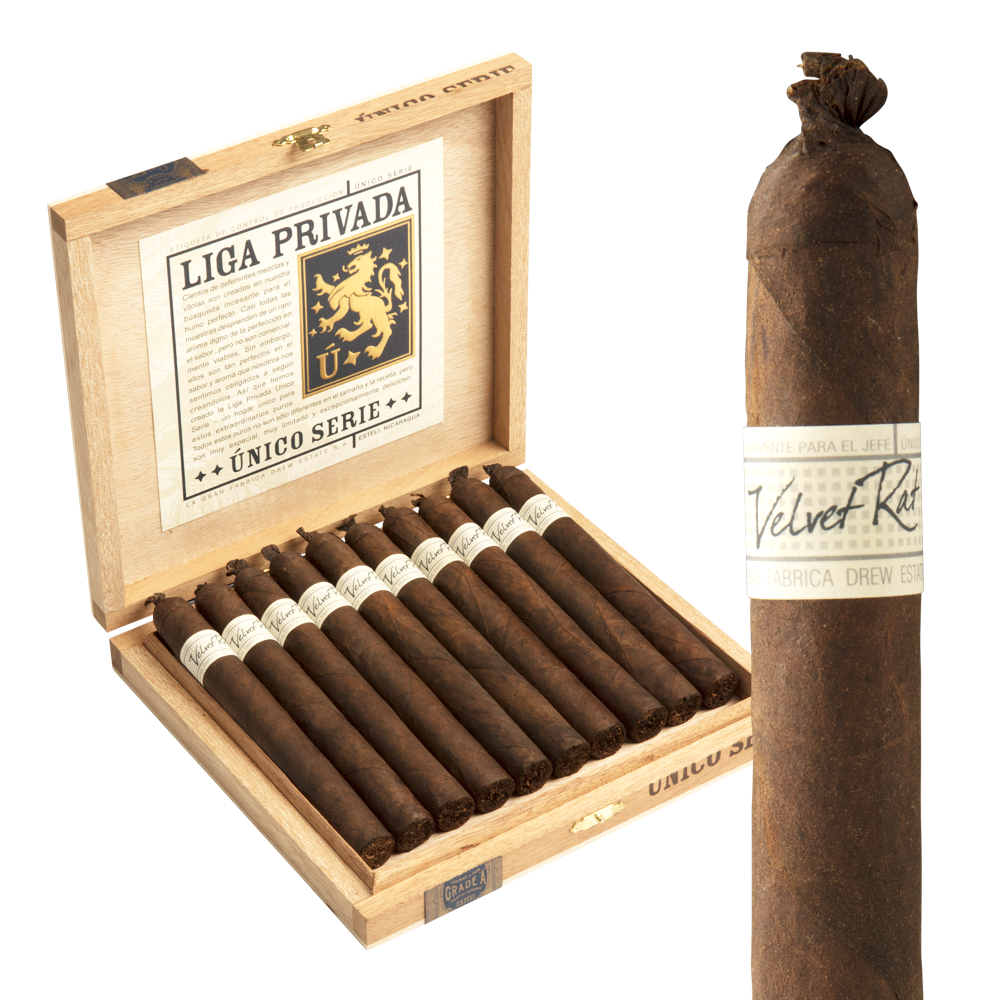 Liga Privada Unico Serie Velvet Rat 6.25x46 Maduro hộp 10