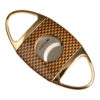 Lotus Cigar Cutters Jaws Gold & Carbon Fiber Serrated Cutter