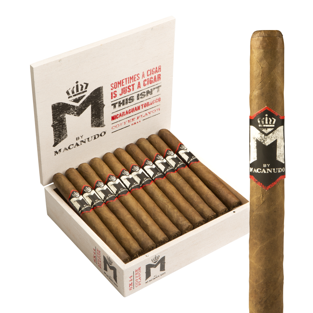 M by Macanudo Coffee Corona 6x44 EMS hộp 20