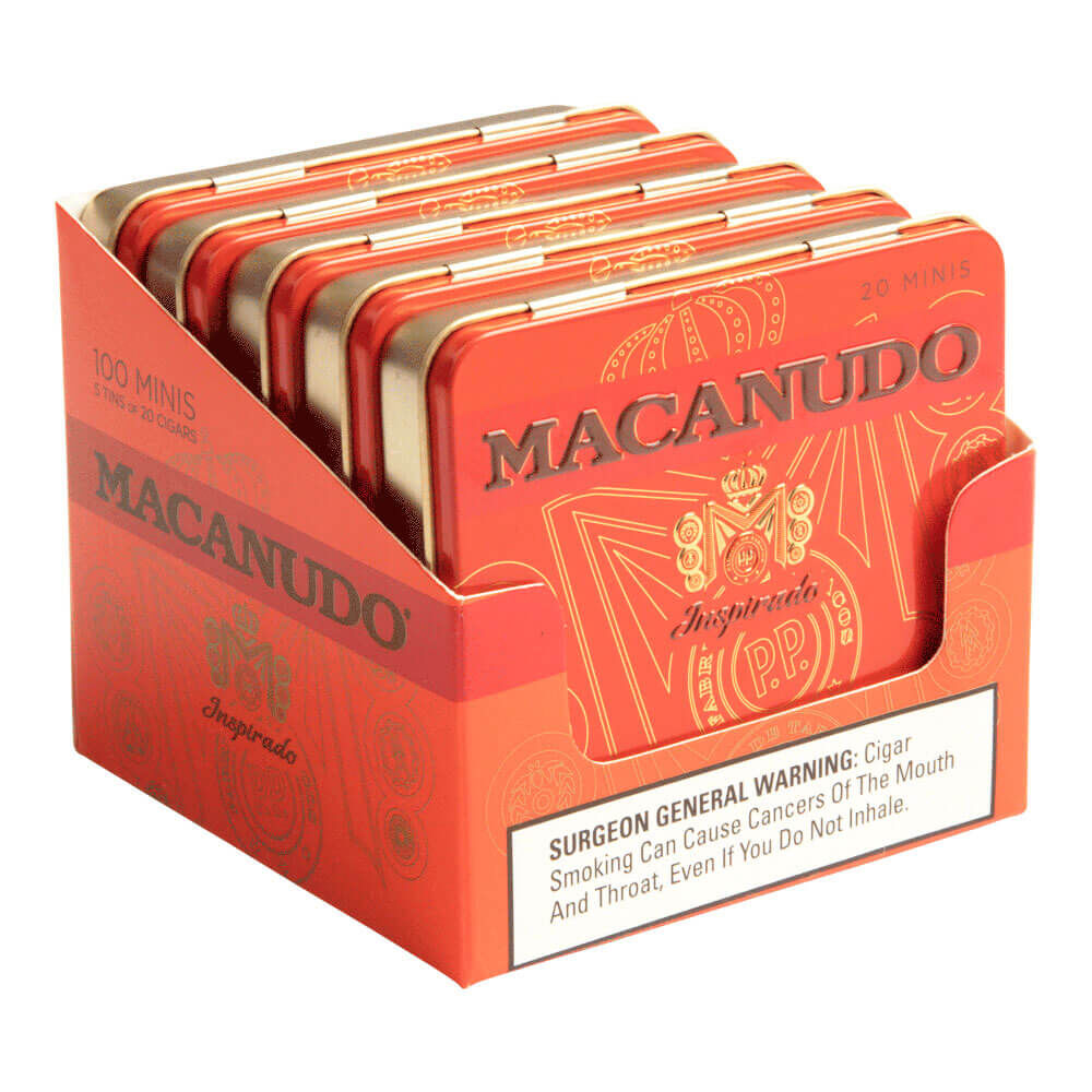 Macanudo Inspirado Orange Mini 3x20 EMS 5 hộp thiếc 20 100 điếu