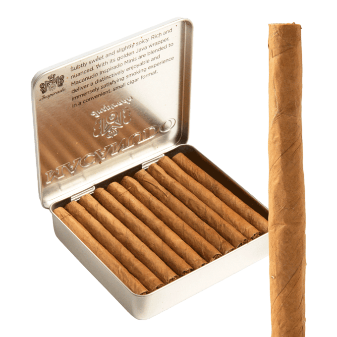 Macanudo Inspirado White Mini Tins 3x20 Natural 5 hộp thiếc 20 100 điếu