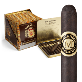 Macanudo Maduro Ascot Tin 4.25x32 Maduro 10 hộp thiếc 10 100 điếu