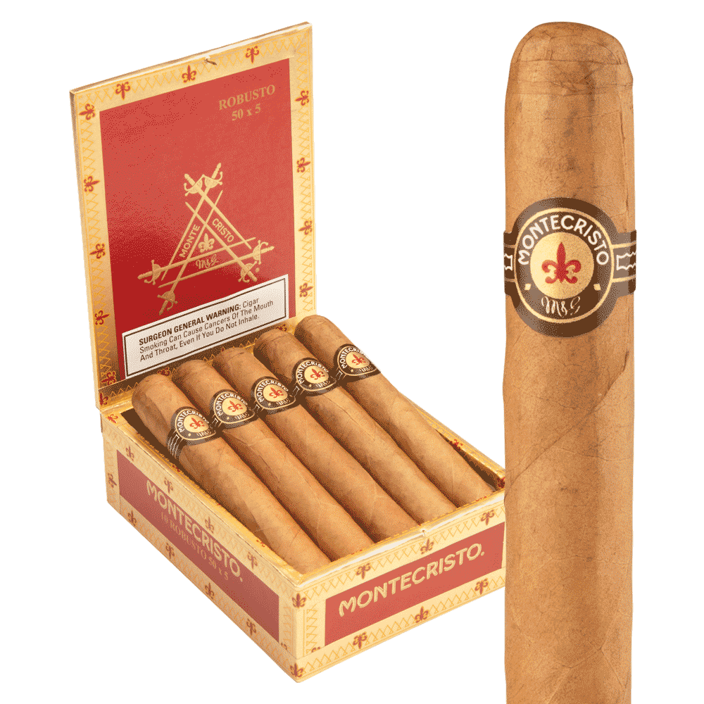 Montecristo Red Robusto 5x50 Natural hộp 10