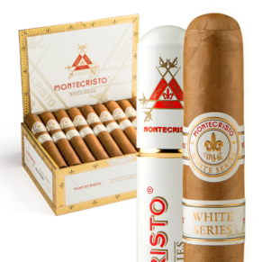 Montecristo White Series Court Tube 5.5x44 Natural hộp 15 ống nhôm