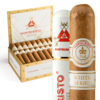 Montecristo White Series Robusto Grande Tube 5x52 Natural hộp 15 ống nhôm