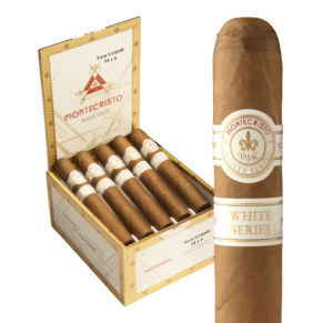 Montecristo White Series Toro Grande Tube 6x54 Natural hộp 15 ống nhôm