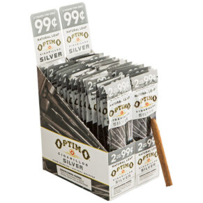 Optimo Cigars Cigarillos Silver 4x30 Natural 30 gói 2 60 điếu
