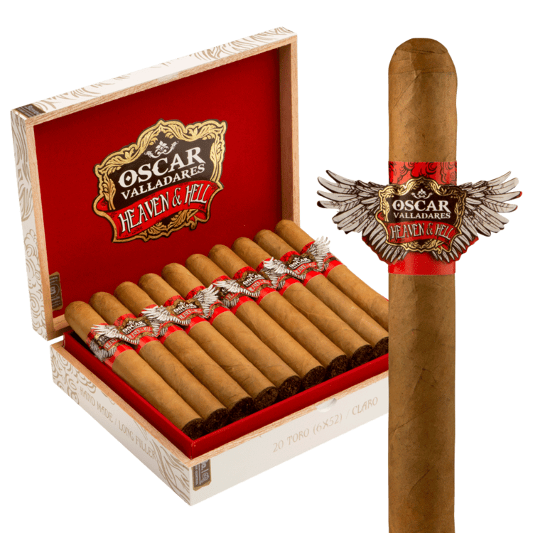 Oscar Valladares Heaven and Hell Toro Connecticut 6x52 Natural hộp 20