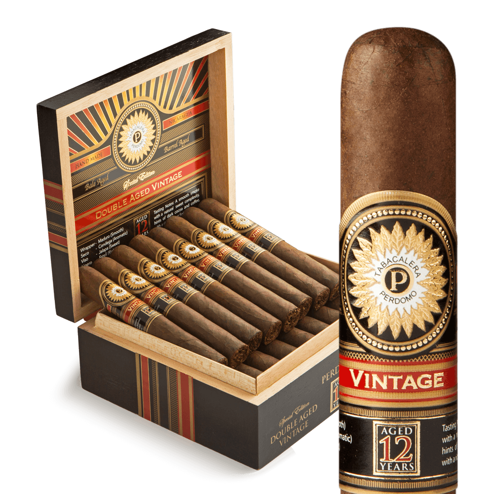 Perdomo Double Aged 12 Year Vintage Maduro Robusto 5x56 Maduro hộp 24