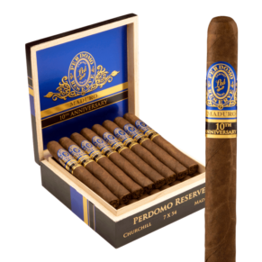 Perdomo Reserve 10th Anniversary Box Pressed Maduro Churchill 7x54 Maduro hộp 25