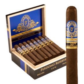 Perdomo Reserve 10th Anniversary Box Pressed Maduro Epicure 6x54 Maduro hộp 25