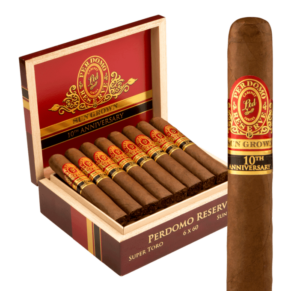 Perdomo Reserve 10th Anniversary Box Pressed Sun Grown Super Toro 6x60 EMS hộp 25