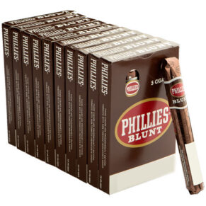 Phillies Cigars Blunt Chocolate 4.88x42 Natural 10 gói 5 50 điếu