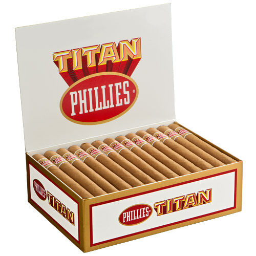 Phillies Cigars Titan 6.25x44 Natural 10 gói 5 50 điếu