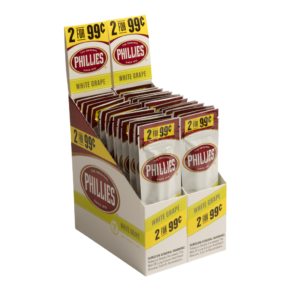Phillies Cigars White Grape 4.25x28 Natural 30 gói 2 60 điếu