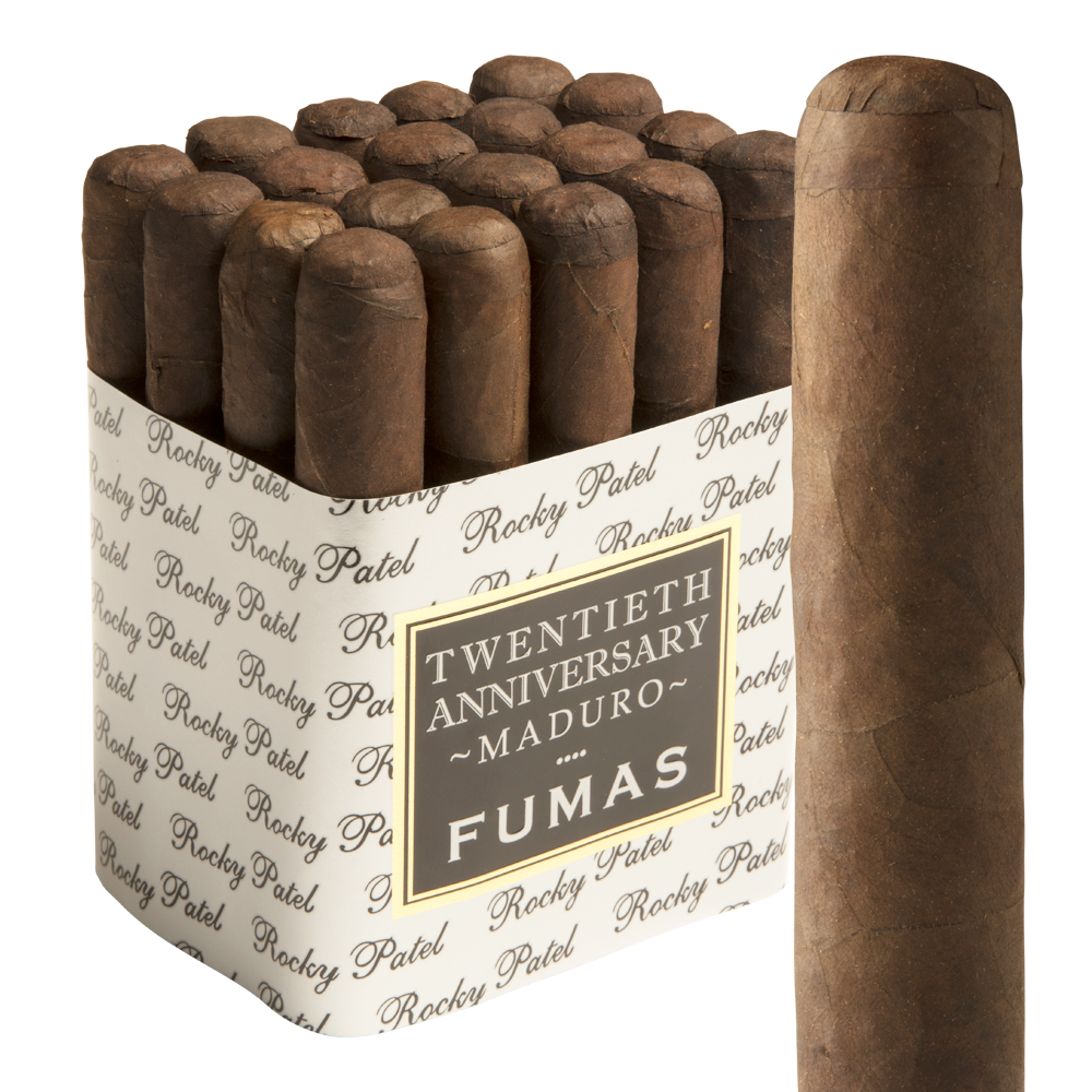 Rocky Patel 20th Anniversary Fumas Robusto 5x50 Maduro bó 20