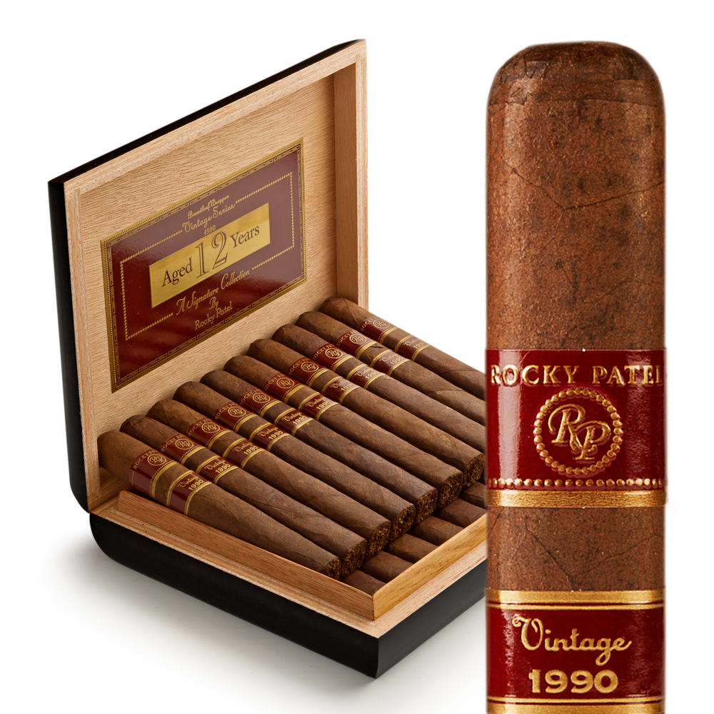Rocky Patel Vintage 1990 Petite Corona 4.5x44 Maduro hộp 20