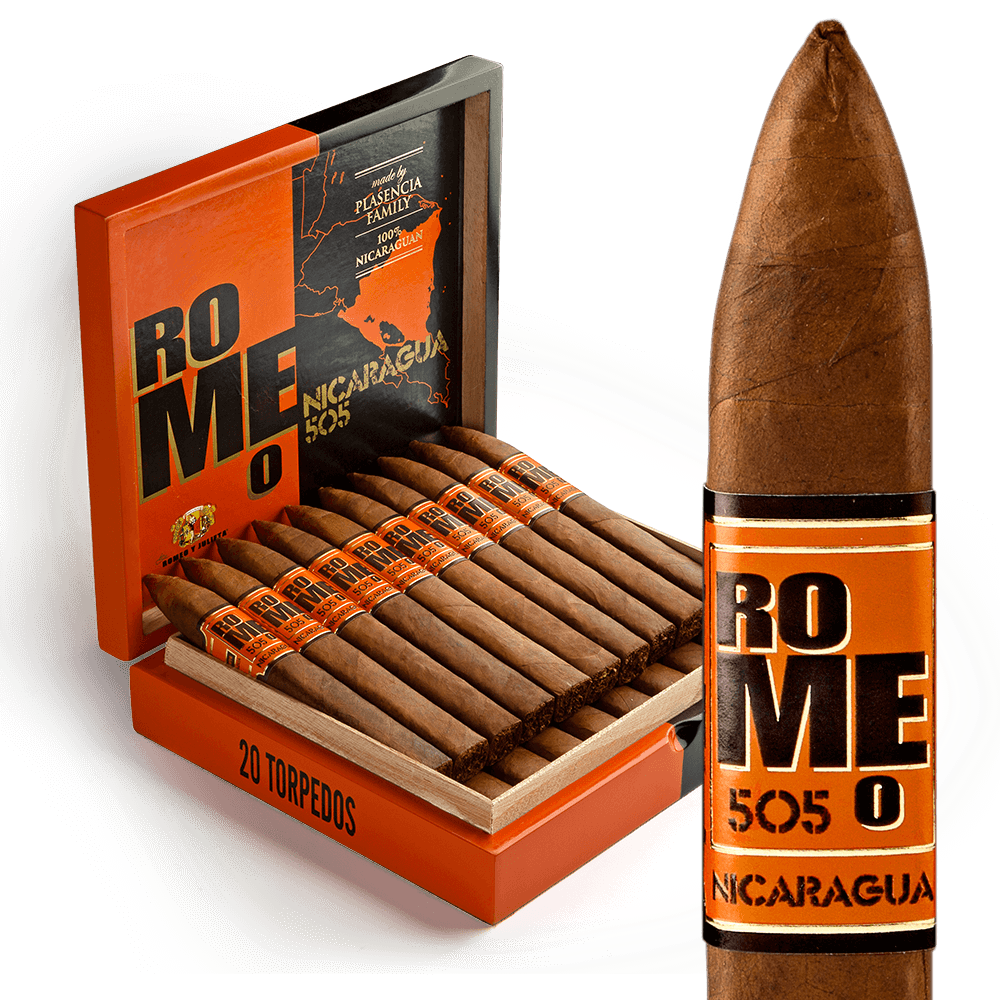 Romeo 505 Nicaragua by Romeo y Julieta Piramide 6.5x54 EMS hộp 20