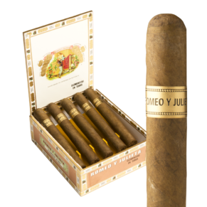 Romeo y Julieta 1875 Clemenceau Tube 6x50 EMS hộp 10 ống nhôm