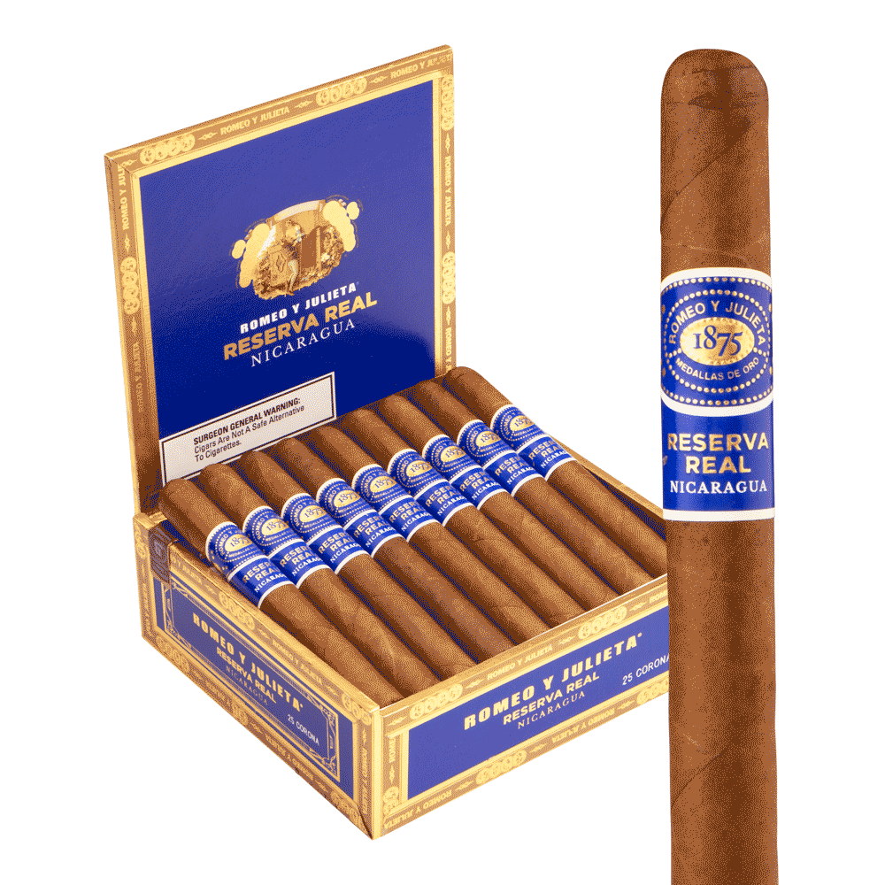 Romeo y Julieta Reserva Real Nicaragua Corona 5.5x44 Maduro hộp 25