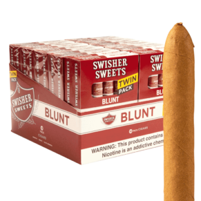 Swisher Sweets Blunt Twin Pack 10/10Pk 4.88x42 Natural 10 gói 10 100 điếu