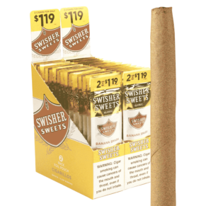Swisher Sweets Cigarillos Banana Smash 4x30 Natural 30 gói 2 60 điếu
