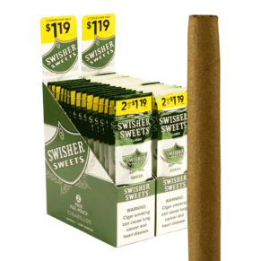 Swisher Sweets Cigarillos Green Sweet 4x30 Natural 30 gói 2 60 điếu