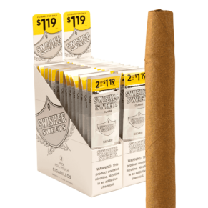 Swisher Sweets Cigarillos Silver 4x30 Natural 30 gói 2 60 điếu