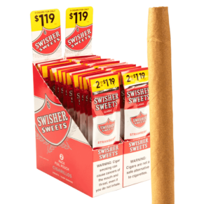 Swisher Sweets Cigarillos Strawberry 4x30 Natural 30 gói 2 60 điếu