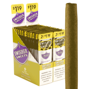 Swisher Sweets Cigarillos White Grape 4x30 Natural 30 gói 2 60 điếu