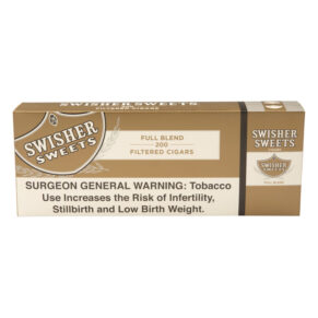Swisher Sweets Filtered Cigars Full Blend 10/20PK 3.94x25 Natural 10 gói 20