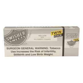 Swisher Sweets Filtered Cigars Mellow Twin Pack 3.94x25 Natural 5 gói 40