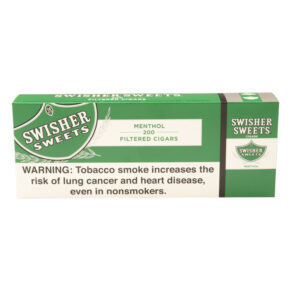 Swisher Sweets Filtered Cigars Menthol 10/20PK 3.94x25 Natural 10 gói 20