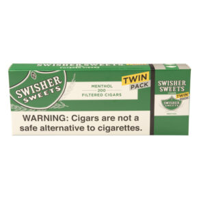 Swisher Sweets Filtered Cigars Menthol Twin Pack 3.94x25 Natural 5 gói 40