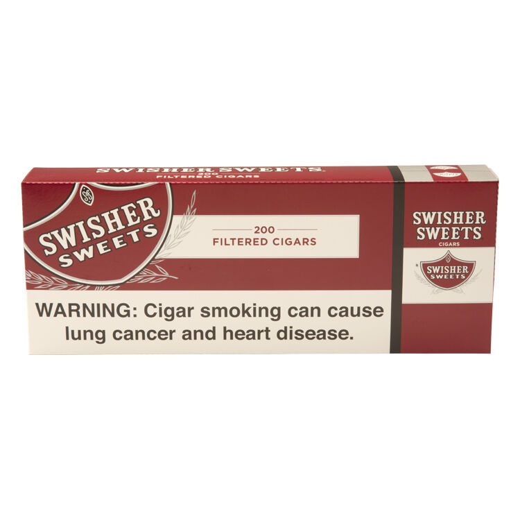 Swisher Sweets Filtered Cigars Regular 10/20PK 3.94x25 Natural 10 gói 20