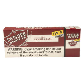 Swisher Sweets Filtered Cigars Regular Twin Pack 3.94x25 Natural 5 gói 40