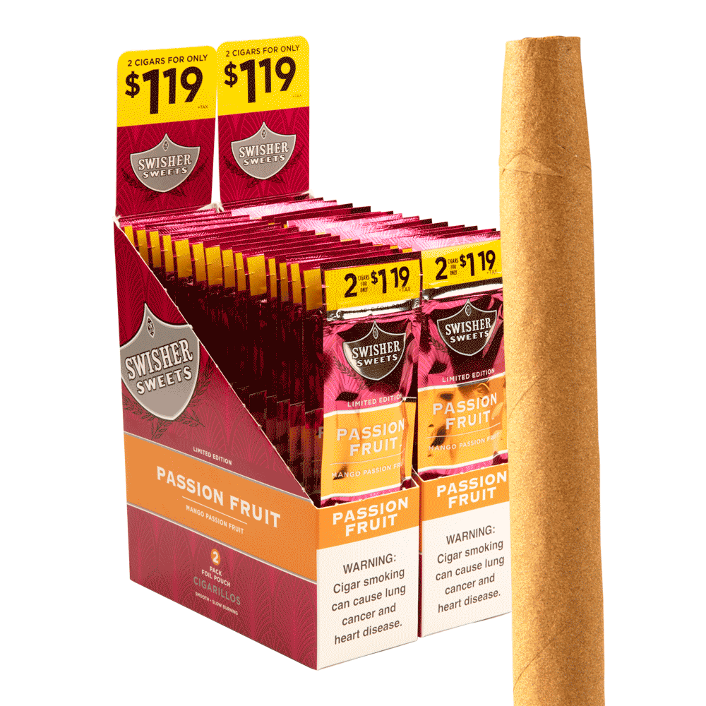 Swisher Sweets Passion Fruit 4x30 Natural 30 gói 2 60 điếu