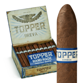Topper Handmade Breva 5.5x46 Maduro hộp 30