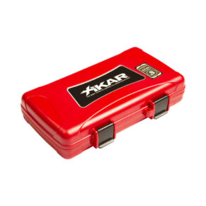 Cigar Humidors Xikar Travel Red 5ct with Logo